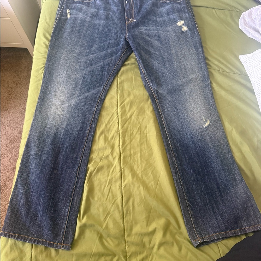 Five Four Dark Blue Straight Jeans
